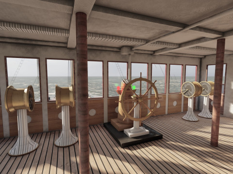 Titanic with full interior Modelo 3D