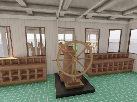 Titanic with full interior Modelo 3D