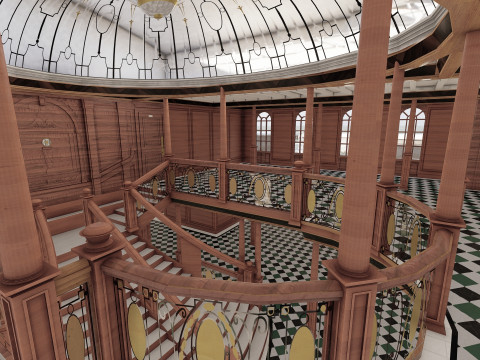 Titanic with full interior Modelo 3D