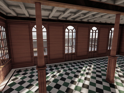Titanic with full interior Modelo 3D