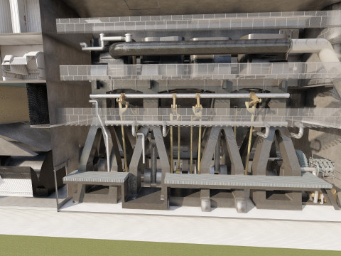 Titanic with full interior Modelo 3D