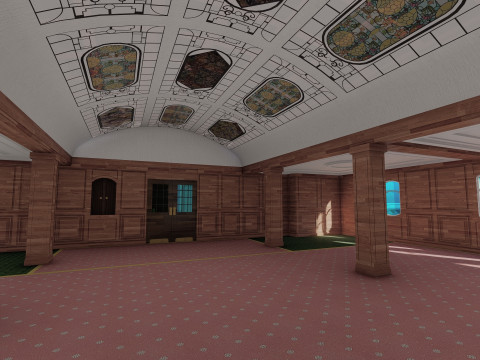 Lusitania with interior 3D Модель