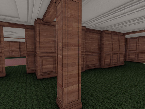 Lusitania with interior 3D Модель