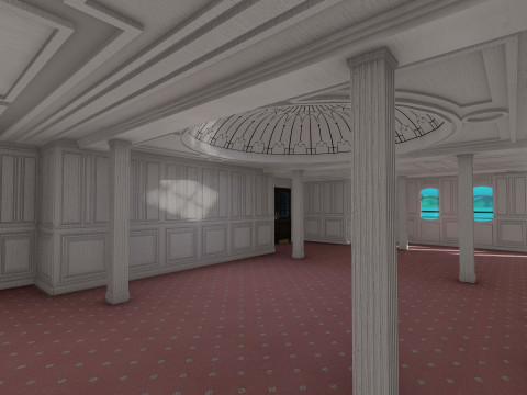 Lusitania with interior 3D Модель