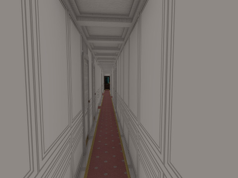 Lusitania with interior 3D Модель