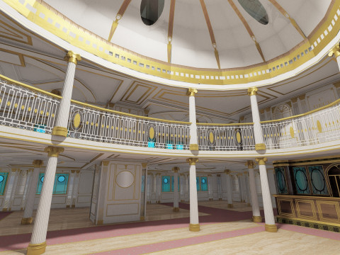 Lusitania with interior 3D Модель