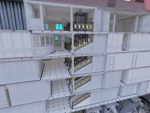 Lusitania with interior 3D Модель