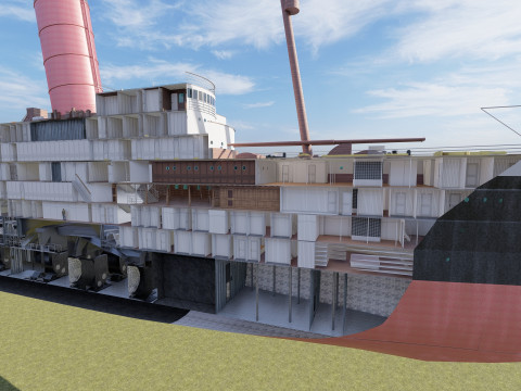 Lusitania with interior 3D Модель