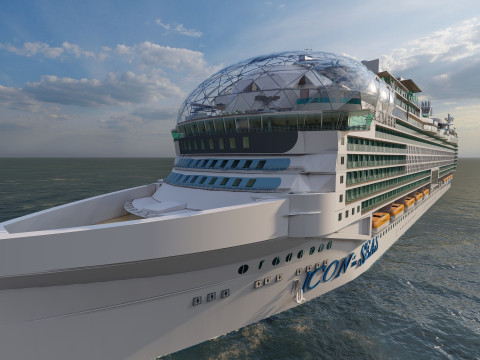 Icon of the Seas with full interior 3D Model