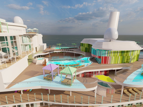 Icon of the Seas with full interior 3D Model