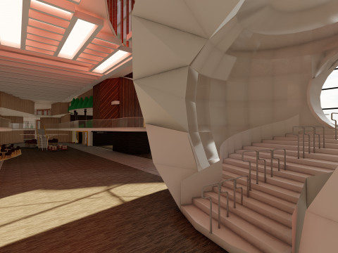 Icon of the Seas with full interior 3D Model
