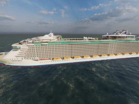 Oasis of the Seas with full interior 3D मॉडल