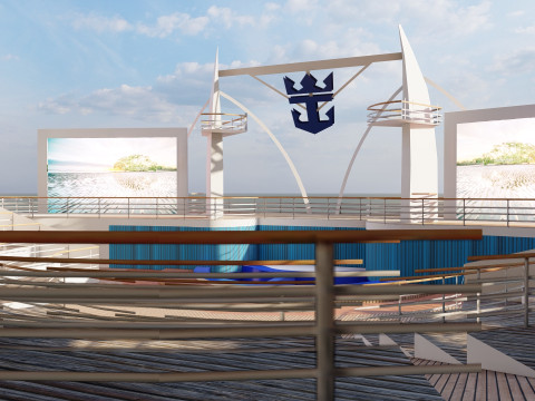 Oasis of the Seas with full interior 3D मॉडल