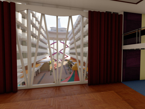 Oasis of the Seas with full interior 3D मॉडल