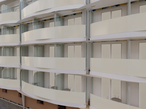 Oasis of the Seas with full interior 3D मॉडल