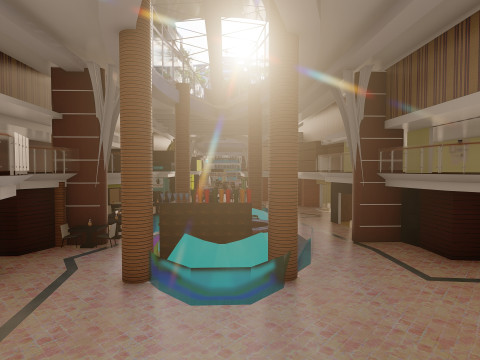 Oasis of the Seas with full interior 3D मॉडल
