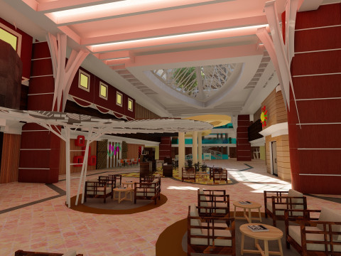 Oasis of the Seas with full interior 3D मॉडल