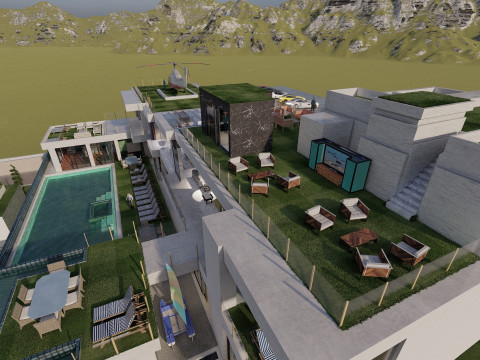 Bel Air mega mansion 3D Model