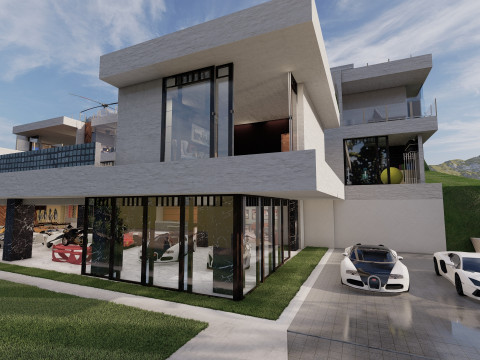 Bel Air mega mansion 3D Model