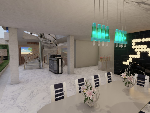 Bel Air mega mansion 3D Model