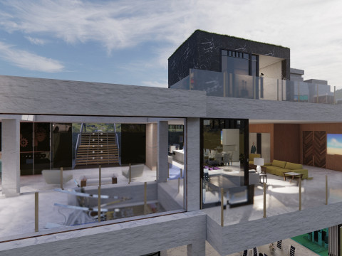 Bel Air mega mansion 3D Model