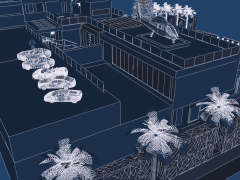 Bel Air mega mansion 3D Model