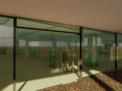 Wembley Stadium with interior 3D Model