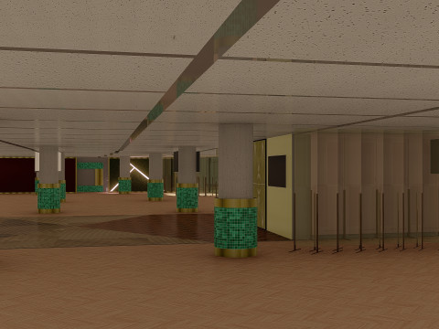 Wembley Stadium with interior 3D Model