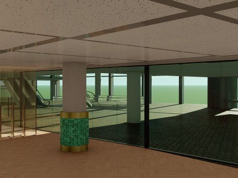 Wembley Stadium with interior 3D Model