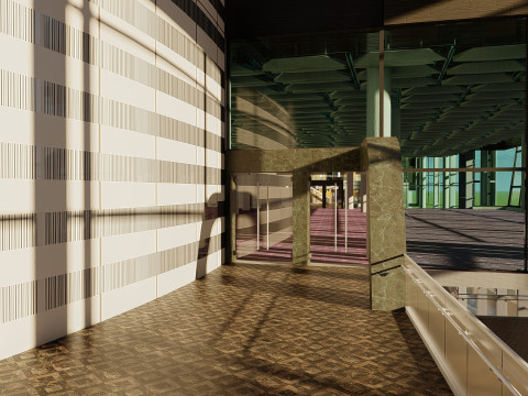 Wembley Stadium with interior 3D Model
