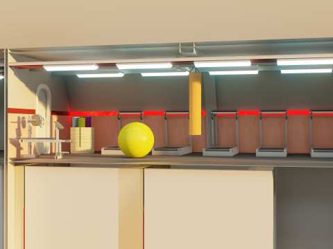Typhoon class submarine with interior 3D Model