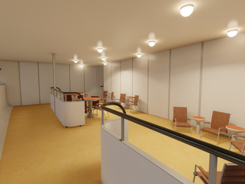 Hindenburg zeppelin with interior 3Dモデル