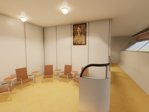 Hindenburg zeppelin with interior 3Dモデル