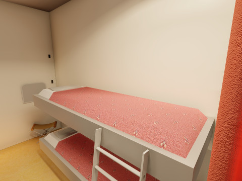 Hindenburg zeppelin with interior 3Dモデル