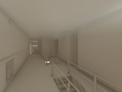 Hindenburg zeppelin with interior 3Dモデル