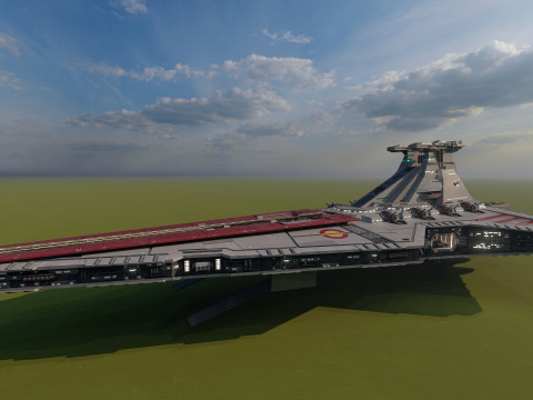 Venator class with interior Modello 3D