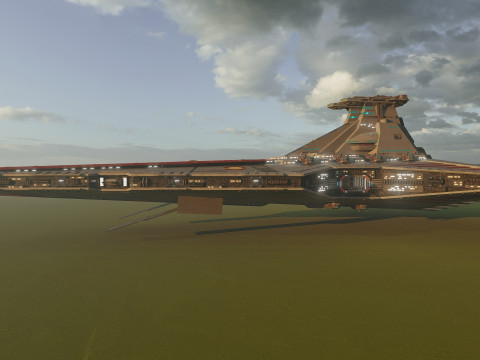 Venator class with interior Modello 3D
