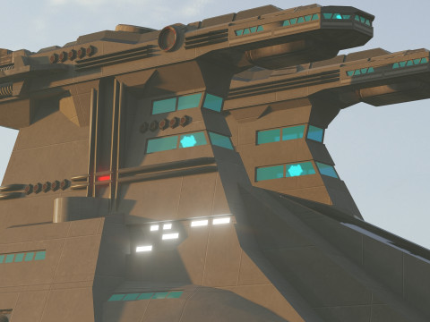 Venator class with interior Modello 3D