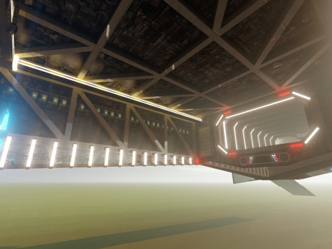 Venator class with interior Modello 3D