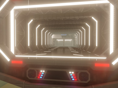 Venator class with interior Modello 3D
