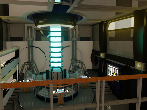 Venator class with interior Modello 3D