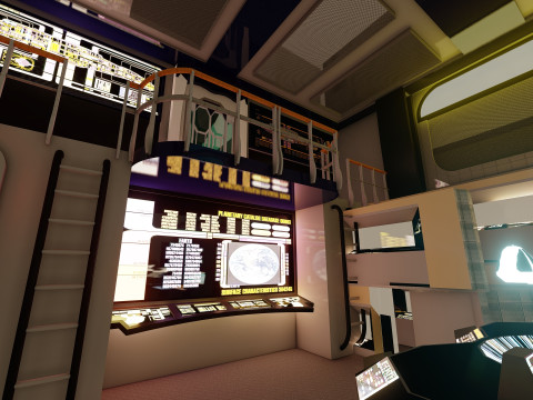 Venator class with interior Modello 3D