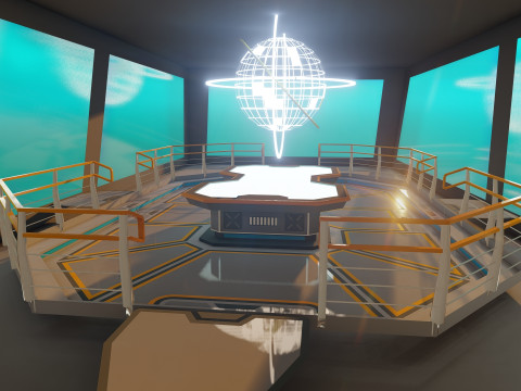Venator class with interior Modello 3D