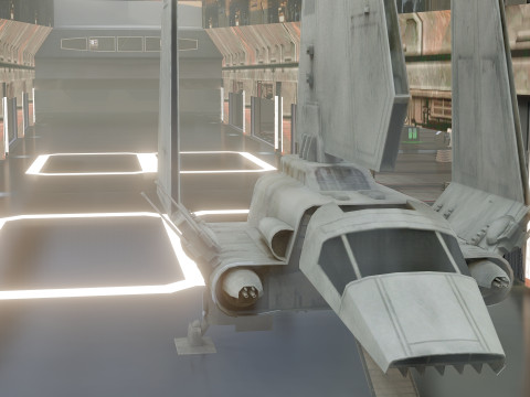 Venator class with interior Modello 3D