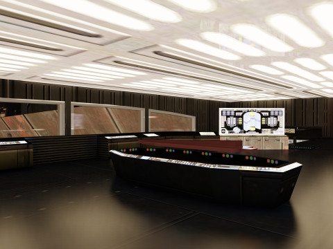 Venator class with interior Modello 3D