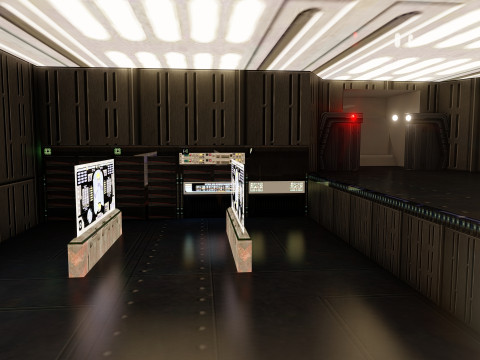 Venator class with interior Modello 3D