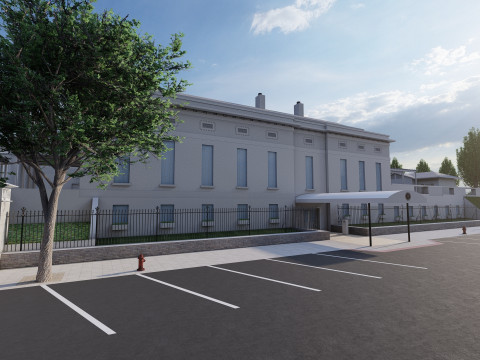 The White House with interior Modello 3D