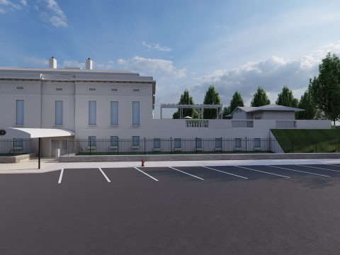The White House with interior Modello 3D