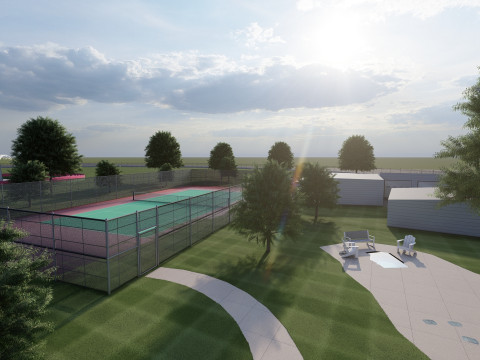 The White House with interior Modello 3D