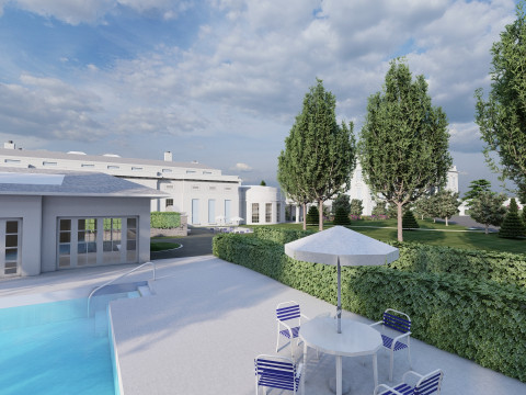 The White House with interior Modello 3D